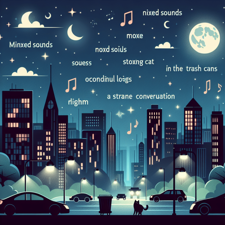 Recording Urban Night Ambience for Sleep