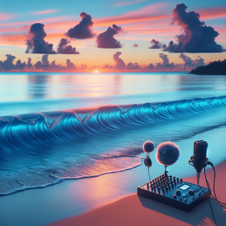 Recording Ocean Wave Sounds for Relaxation Audio