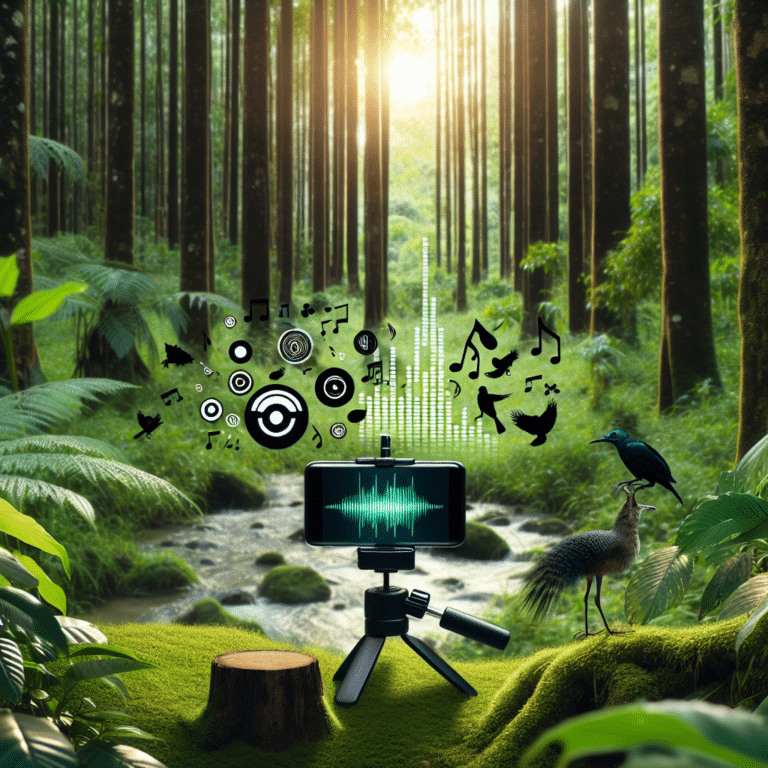 How to Record Forest Sounds with a Smartphone