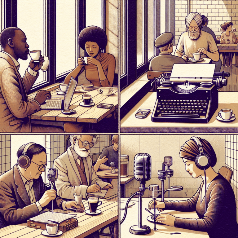 Recording Café Background Noise for Focus Sounds