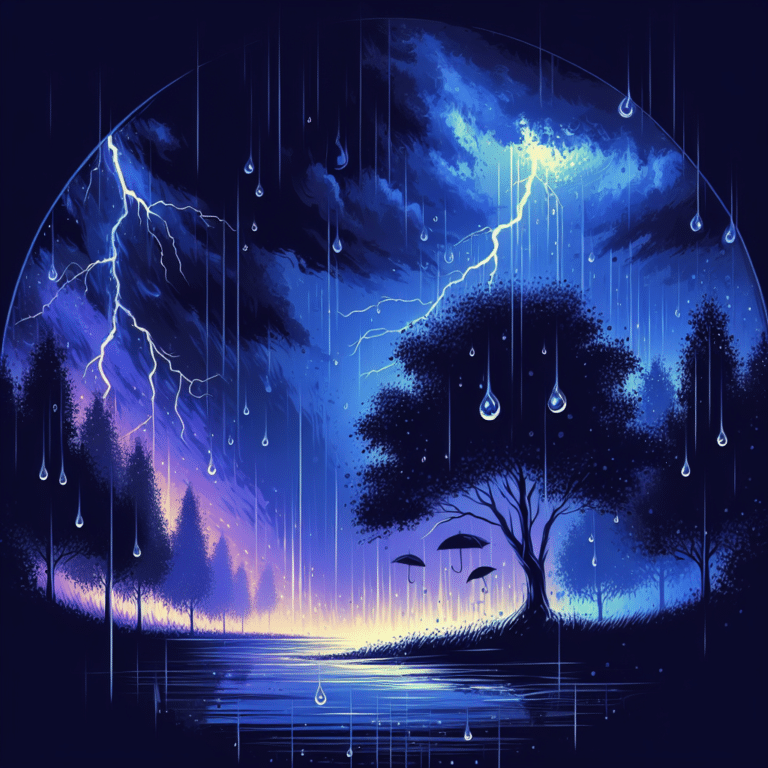 Layering Rain and Thunder Sounds for Relaxation