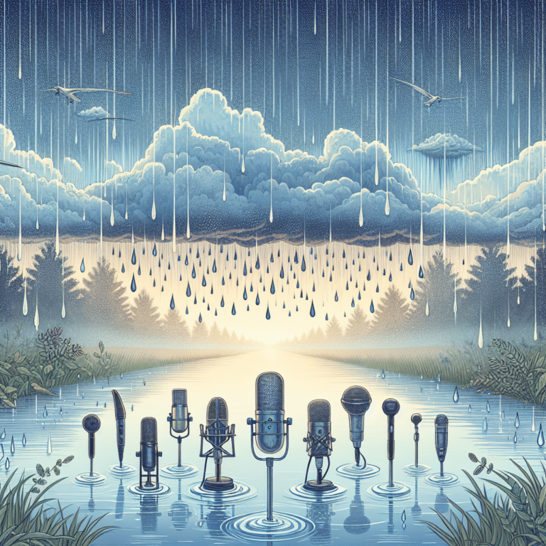 Microphones for Recording Rain and Thunder