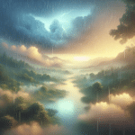 "Mixing Rainfall Ambience with Soft Thunder